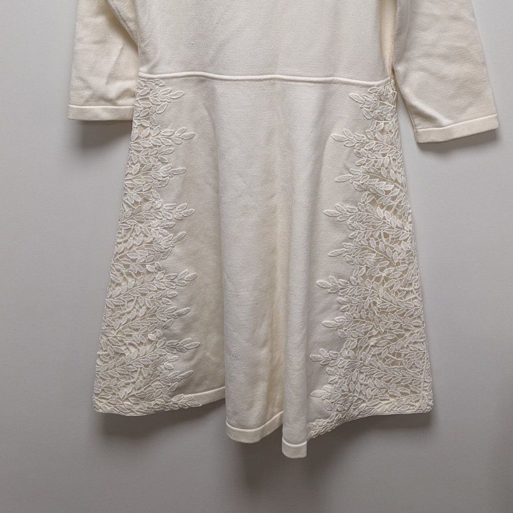 Cream long sleeve dress by Eliza J - Picture 6 of 7